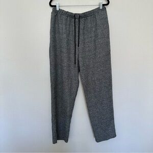 Allie rose women’s soft twill pull on flannel trouser plaid size L large HP4133